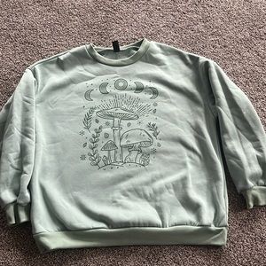 SHEIN Mushroom Sweatshirt